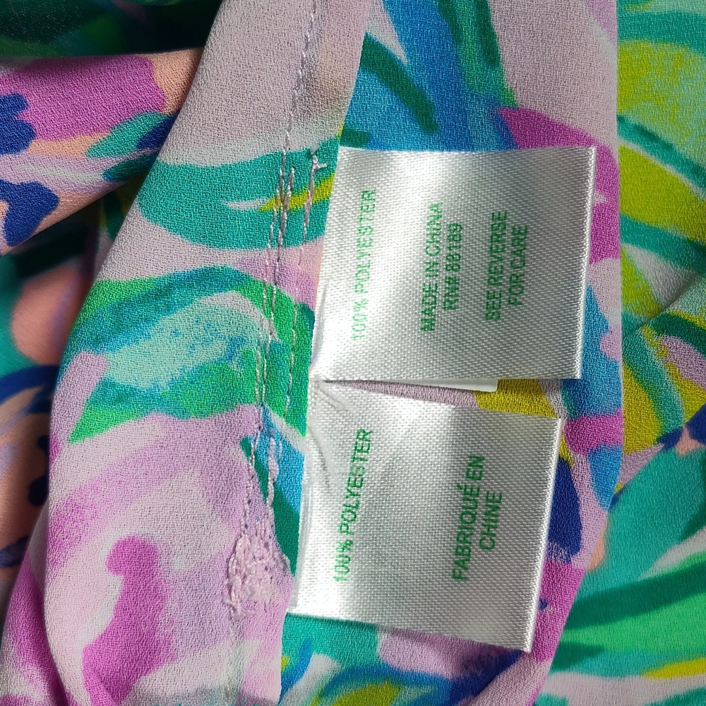 Lilly Pulitzer Luliana Maxi Dress Amethyst Tint Mermaid in the Shade XS - Picture 12 of 13